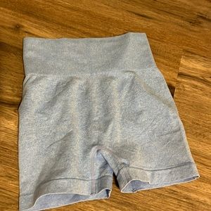 blue athletic shorts